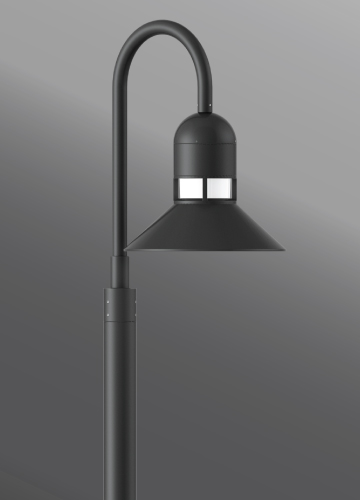 Click to view Ligman Lighting's Columbus Shepherds Crook Post Top (model UCO-20XXX).