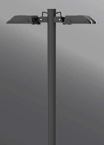 Click to view Ligman Lighting's Gandalf Streetlight,  IDA: Horizontal non-adjustable (model UGA-900XX, UGA-902XX).