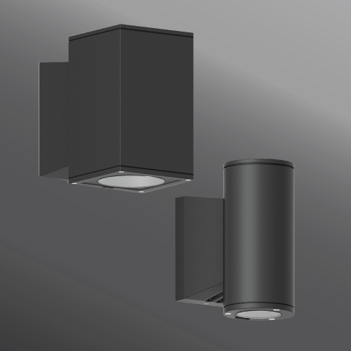 Click to view Ligman Lighting's  Jet cylindrical and square wall down light LED (model UJE-30XXX).