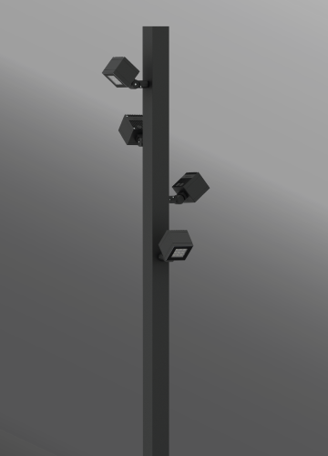 Ligman Lighting's Lador Cluster Column [Round or Square Pole] (model ULD-200XX).