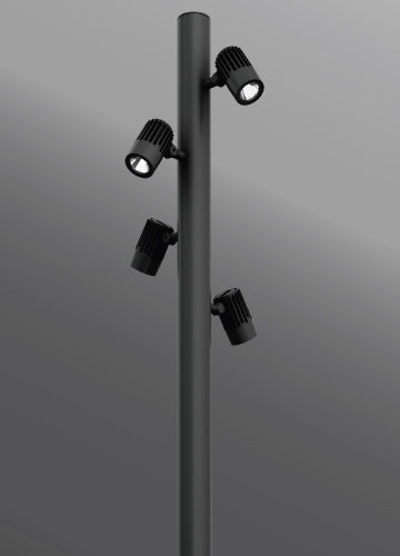 Odessa Cluster Pole Mounted Floodlights Ligman Lighting USA