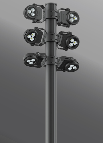 Click to view Ligman Lighting's Quantum Cluster Column (model UQA-210XX).