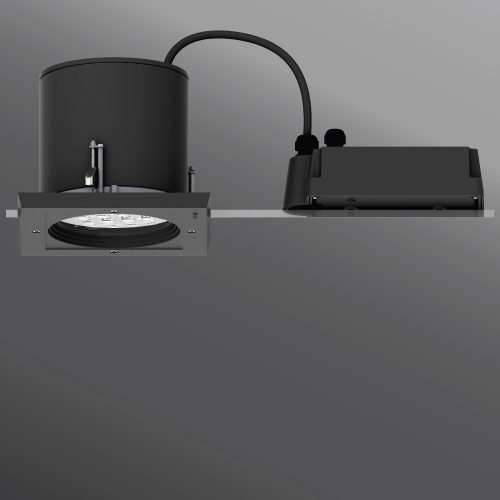 Click to view Ligman Lighting's Robust 3 Square Frame Recessed Downlight 9.45&quot; (model URO-80491).