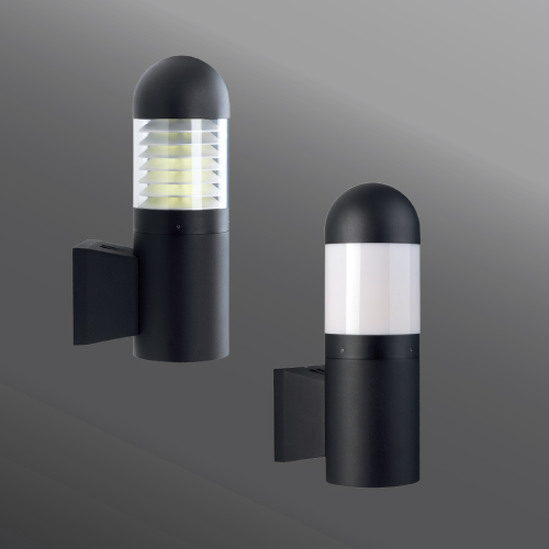 Click to view Ligman Lighting's Tauras wall light and spike wall light (model UTU-3080X, UTU-3082X).