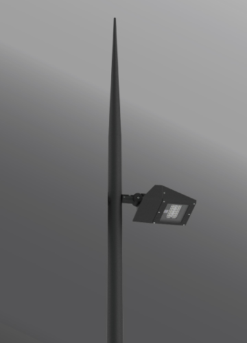 Ligman Lighting's Vekter Spike Post Top, IDA: Horizontal non-adjustable (model UVK-200XX).