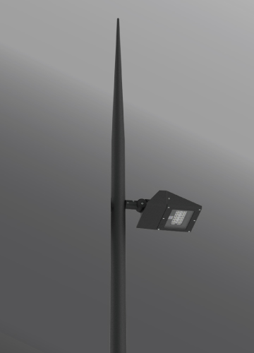 Click to view Ligman Lighting's  Vekter Spike Post Top, IDA: Horizontal non-adjustable (model UVK-200XX).